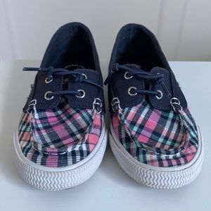 Sperry kids slip on boat shoes